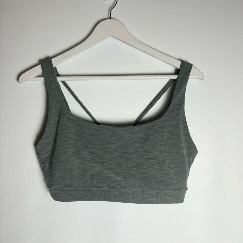 Athleta Charcoal Sports Bra Size Large